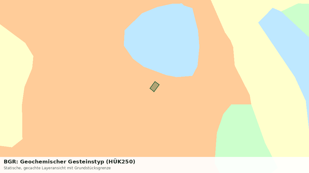 Statische Kartenansicht: BGR: Geochemischer Gesteinstyp (HÜK250)
