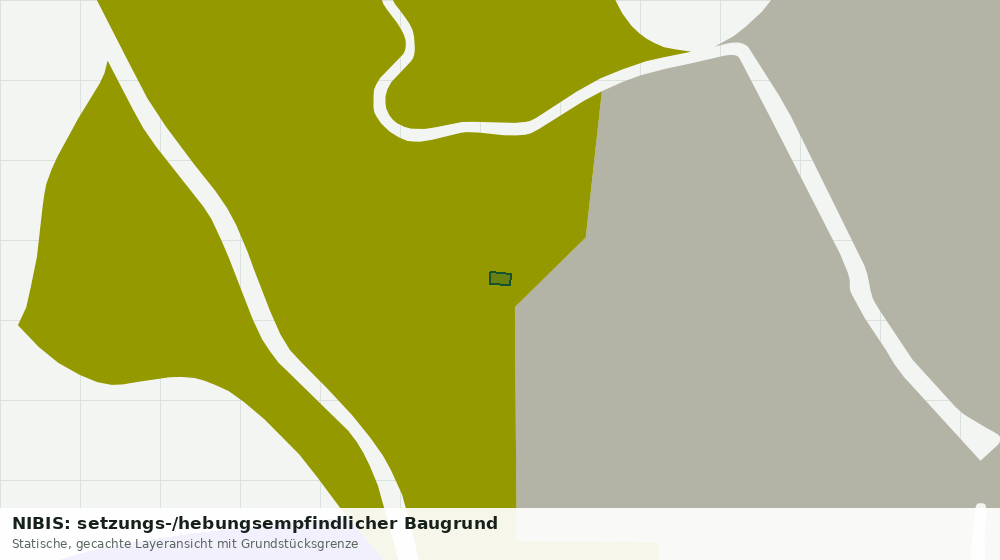 Statische Kartenansicht: NIBIS: setzungs-/hebungsempfindlicher Baugrund