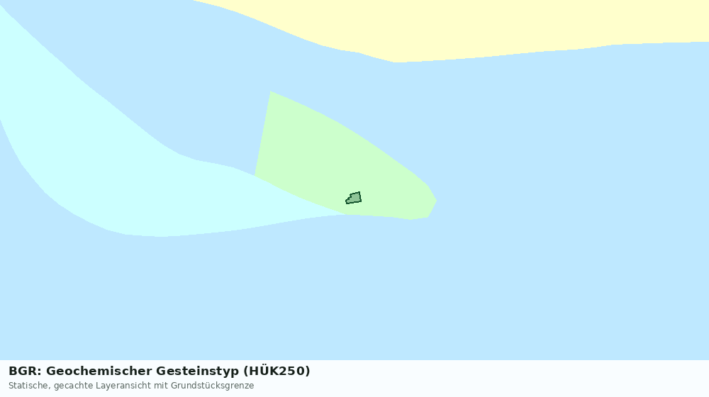 Statische Kartenansicht: BGR: Geochemischer Gesteinstyp (HÜK250)