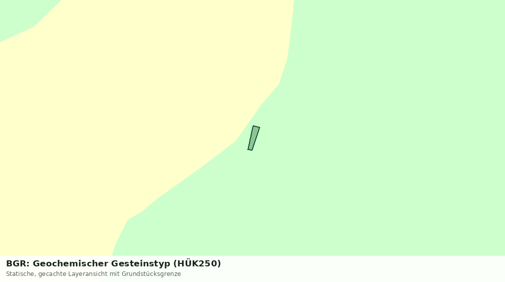 Statische Kartenansicht: BGR: Geochemischer Gesteinstyp (HÜK250)