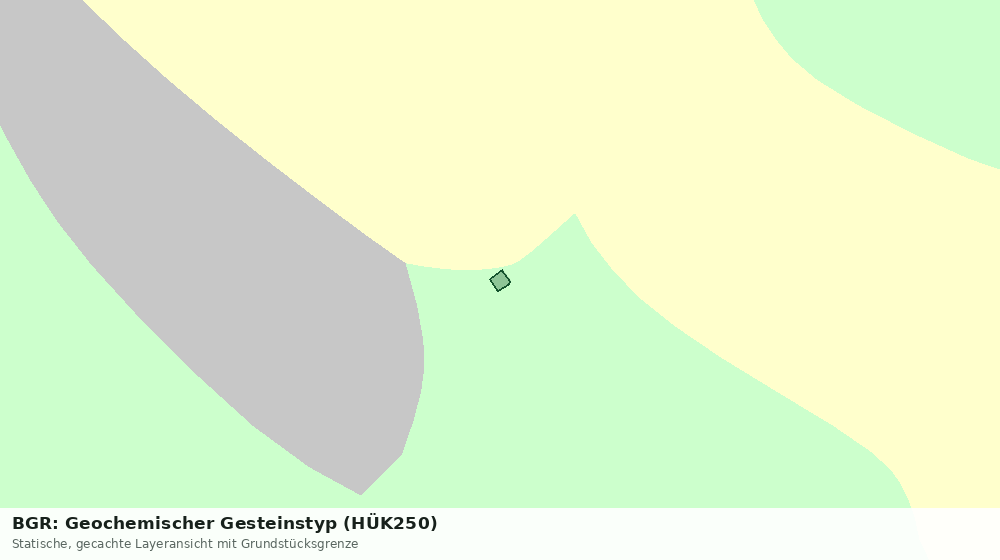 Statische Kartenansicht: BGR: Geochemischer Gesteinstyp (HÜK250)