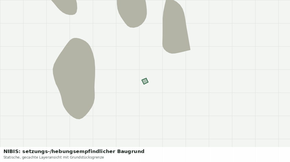 Statische Kartenansicht: NIBIS: setzungs-/hebungsempfindlicher Baugrund