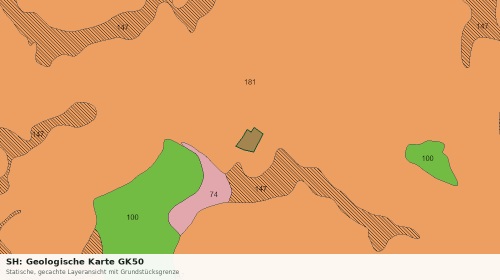 Statische Kartenansicht: SH: Geologische Karte GK50