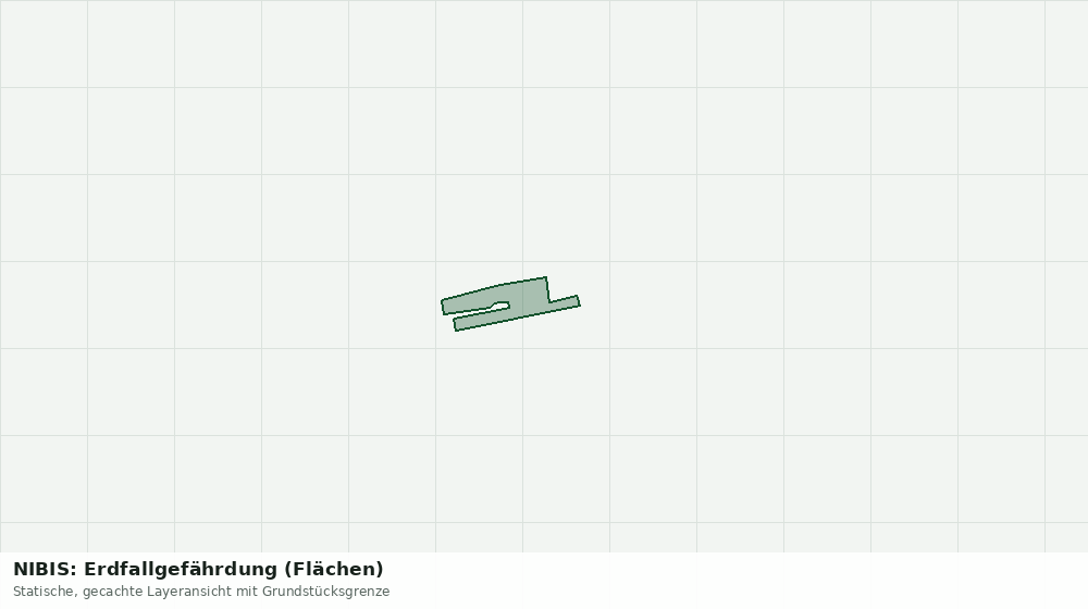 Statische Kartenansicht: NIBIS: Erdfallgefährdung (Flächen)