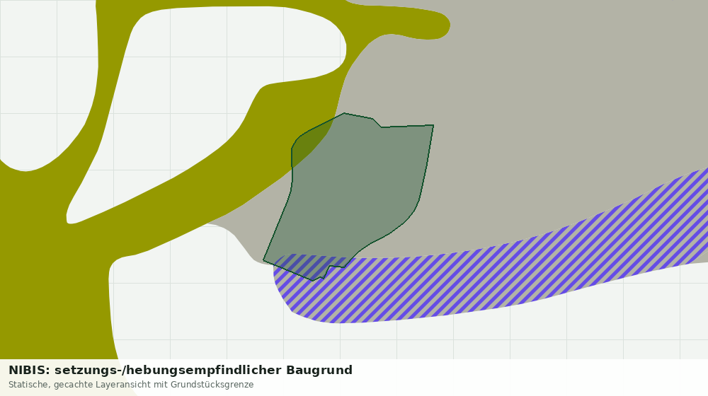 Statische Kartenansicht: NIBIS: setzungs-/hebungsempfindlicher Baugrund