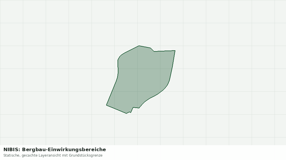 Statische Kartenansicht: NIBIS: Bergbau-Einwirkungsbereiche