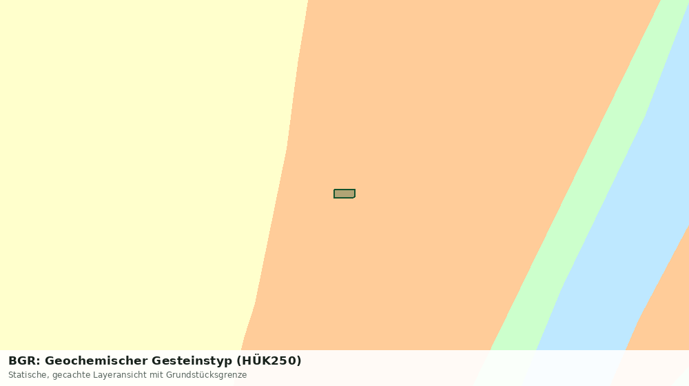 Statische Kartenansicht: BGR: Geochemischer Gesteinstyp (HÜK250)