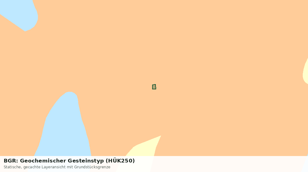 Statische Kartenansicht: BGR: Geochemischer Gesteinstyp (HÜK250)