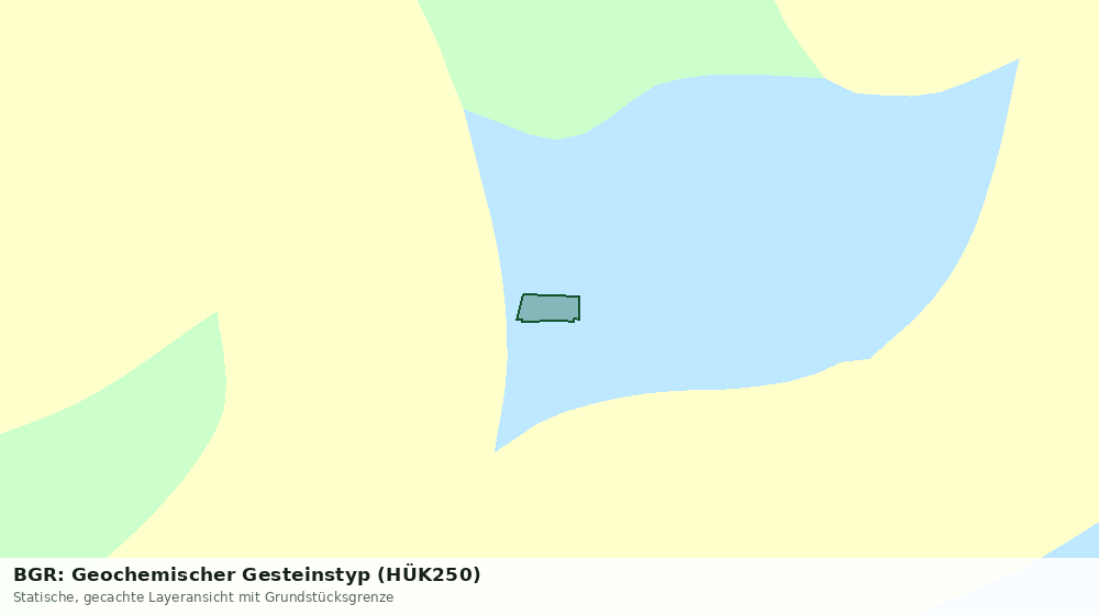 Statische Kartenansicht: BGR: Geochemischer Gesteinstyp (HÜK250)