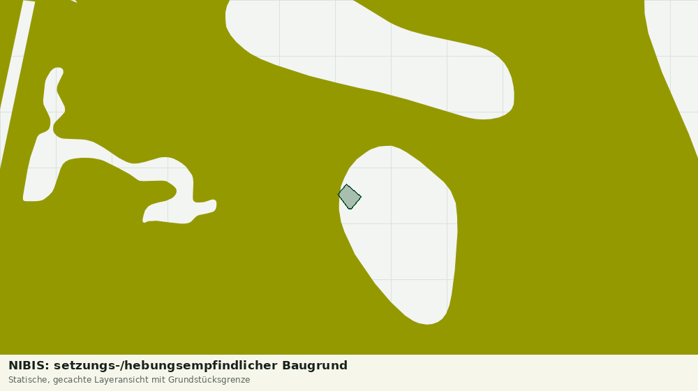 Statische Kartenansicht: NIBIS: setzungs-/hebungsempfindlicher Baugrund
