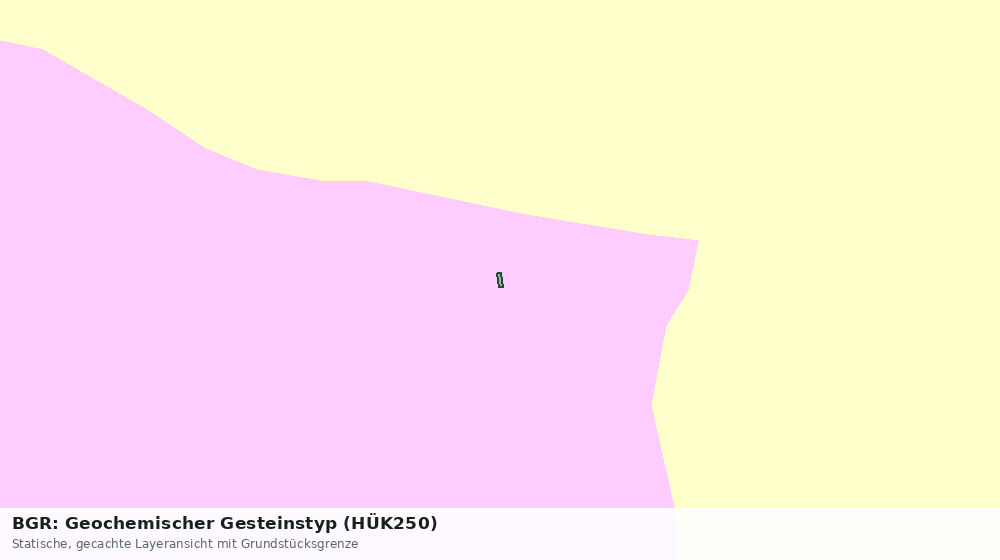 Statische Kartenansicht: BGR: Geochemischer Gesteinstyp (HÜK250)