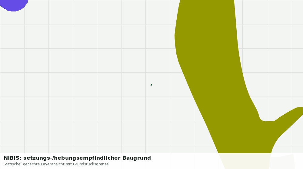 Statische Kartenansicht: NIBIS: setzungs-/hebungsempfindlicher Baugrund