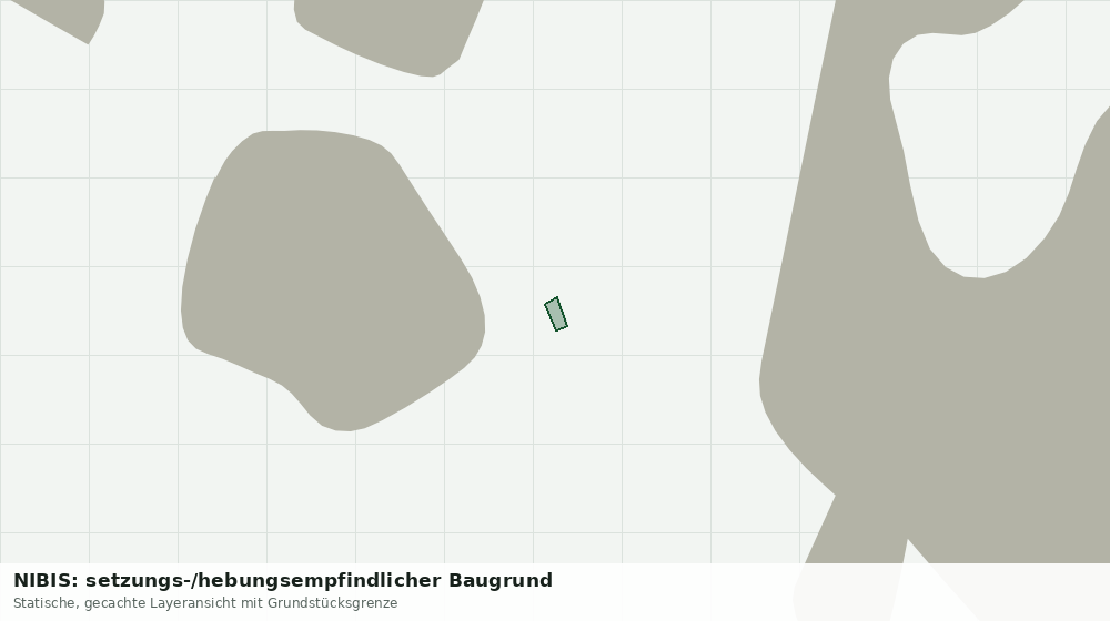 Statische Kartenansicht: NIBIS: setzungs-/hebungsempfindlicher Baugrund