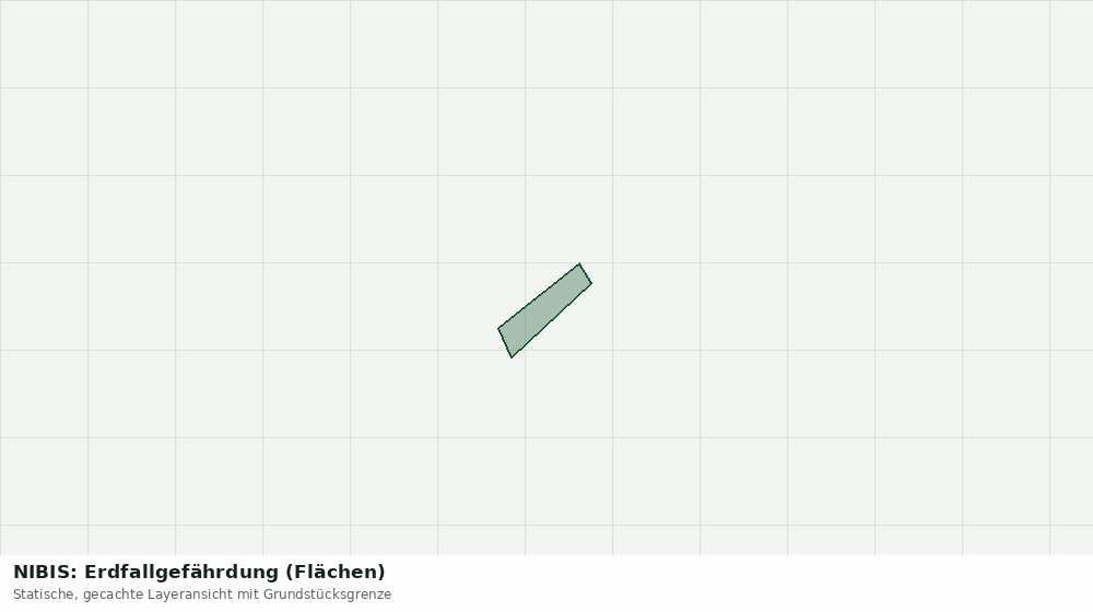 Statische Kartenansicht: NIBIS: Erdfallgefährdung (Flächen)