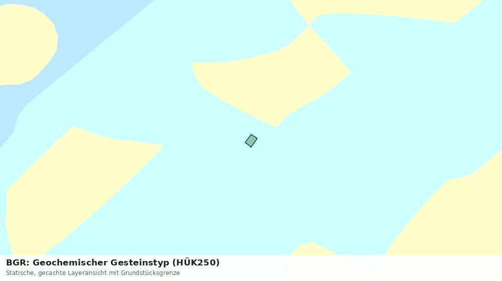 Statische Kartenansicht: BGR: Geochemischer Gesteinstyp (HÜK250)
