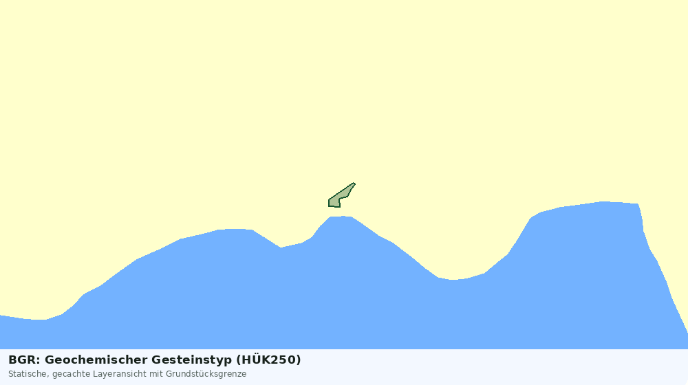 Statische Kartenansicht: BGR: Geochemischer Gesteinstyp (HÜK250)