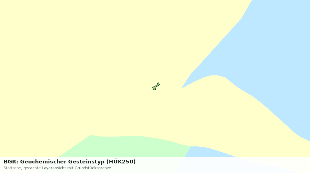 Statische Kartenansicht: BGR: Geochemischer Gesteinstyp (HÜK250)