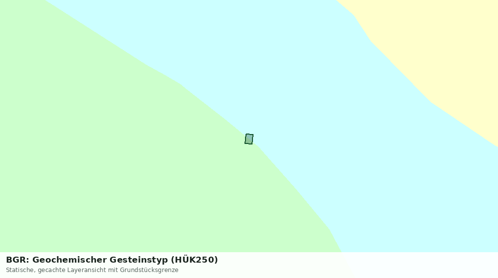 Statische Kartenansicht: BGR: Geochemischer Gesteinstyp (HÜK250)