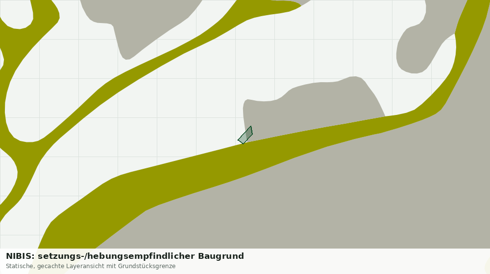 Statische Kartenansicht: NIBIS: setzungs-/hebungsempfindlicher Baugrund