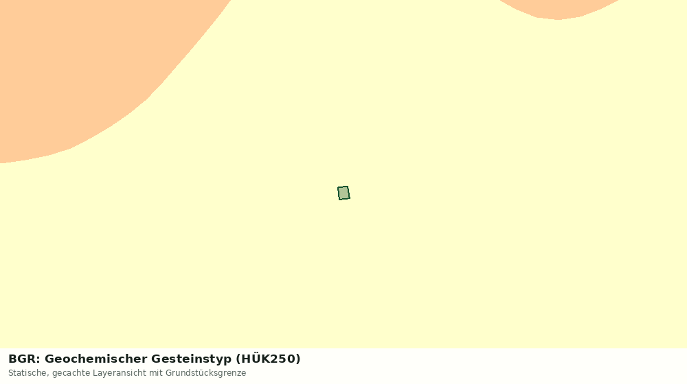 Statische Kartenansicht: BGR: Geochemischer Gesteinstyp (HÜK250)