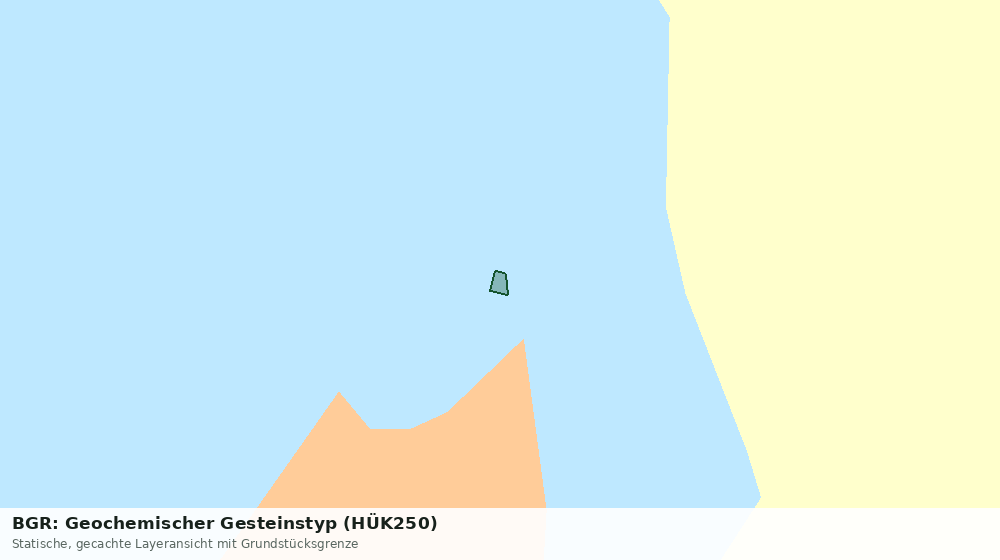 Statische Kartenansicht: BGR: Geochemischer Gesteinstyp (HÜK250)