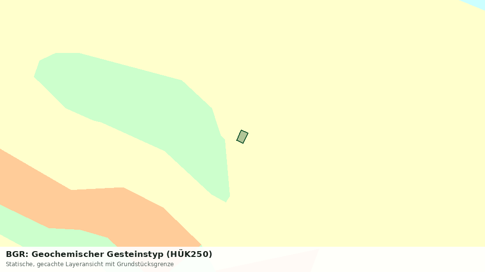 Statische Kartenansicht: BGR: Geochemischer Gesteinstyp (HÜK250)