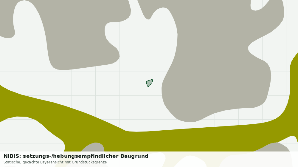 Statische Kartenansicht: NIBIS: setzungs-/hebungsempfindlicher Baugrund