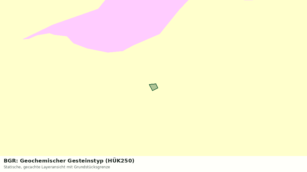 Statische Kartenansicht: BGR: Geochemischer Gesteinstyp (HÜK250)