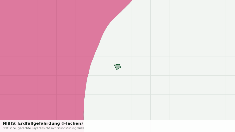 Statische Kartenansicht: NIBIS: Erdfallgefährdung (Flächen)