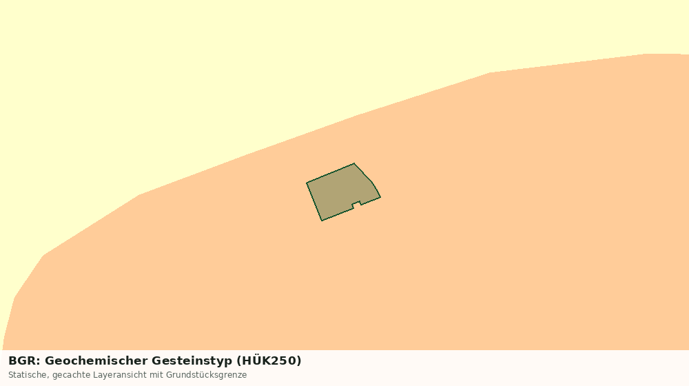 Statische Kartenansicht: BGR: Geochemischer Gesteinstyp (HÜK250)