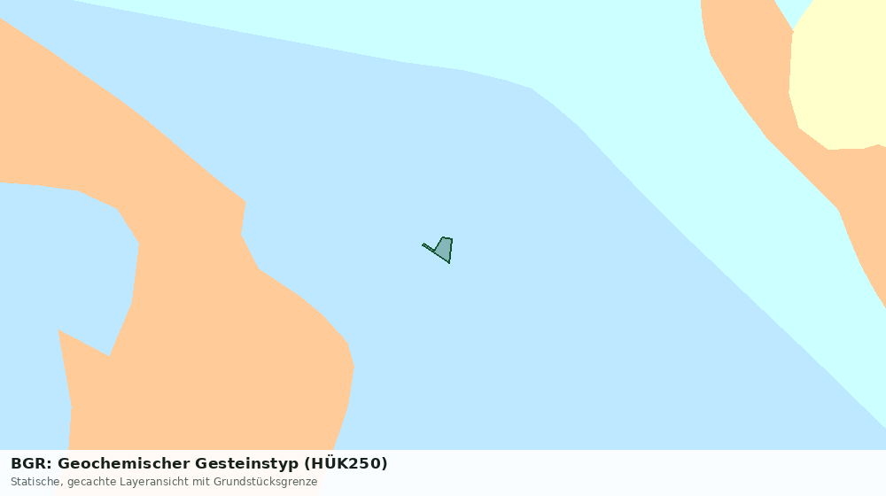 Statische Kartenansicht: BGR: Geochemischer Gesteinstyp (HÜK250)