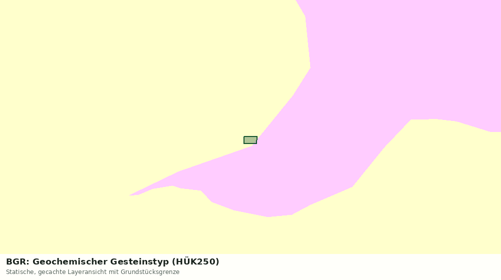 Statische Kartenansicht: BGR: Geochemischer Gesteinstyp (HÜK250)