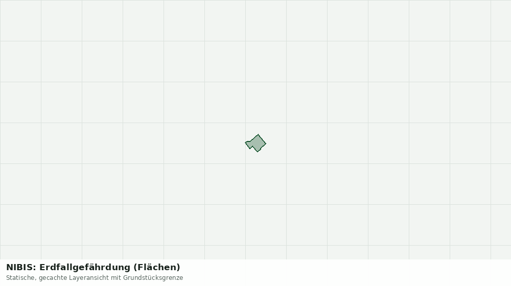 Statische Kartenansicht: NIBIS: Erdfallgefährdung (Flächen)