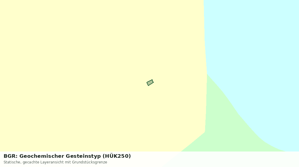 Statische Kartenansicht: BGR: Geochemischer Gesteinstyp (HÜK250)