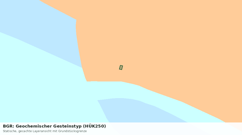 Statische Kartenansicht: BGR: Geochemischer Gesteinstyp (HÜK250)