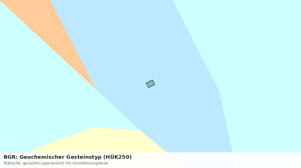 Statische Kartenansicht: BGR: Geochemischer Gesteinstyp (HÜK250)