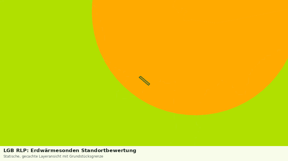 Statische Kartenansicht: LGB RLP: Erdwärmesonden Standortbewertung