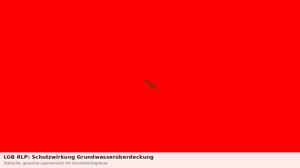 Statische Kartenansicht: LGB RLP: Schutzwirkung Grundwasserüberdeckung