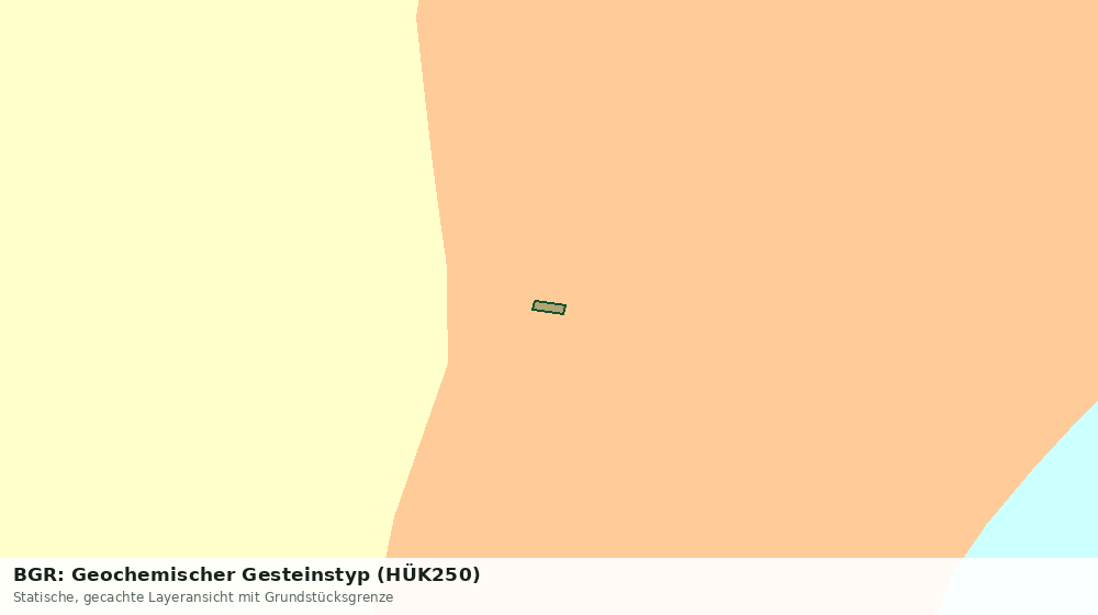Statische Kartenansicht: BGR: Geochemischer Gesteinstyp (HÜK250)