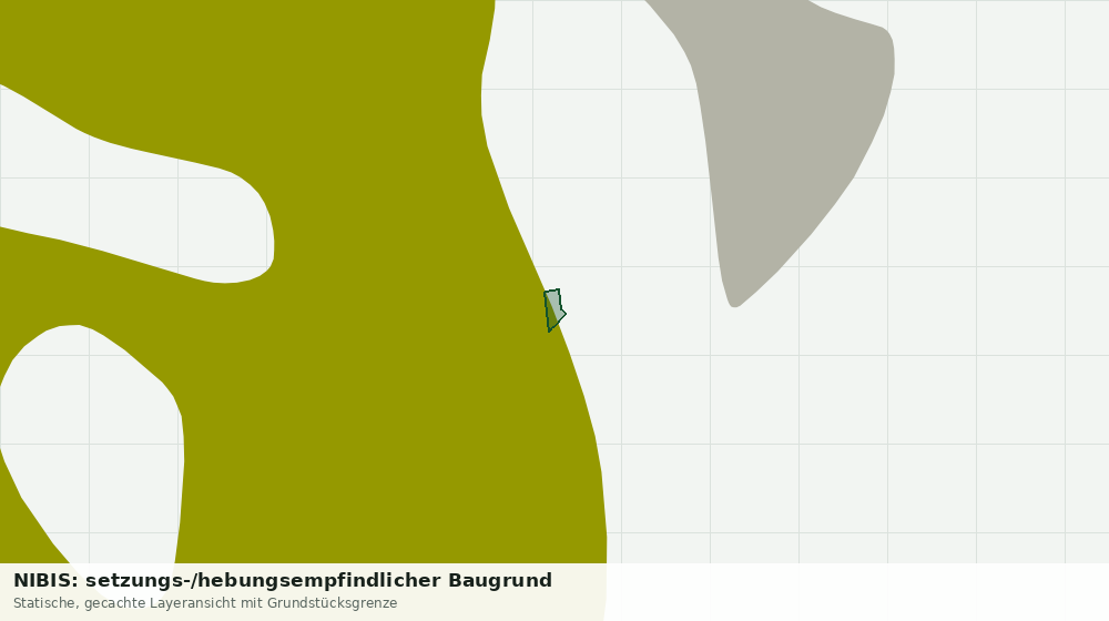 Statische Kartenansicht: NIBIS: setzungs-/hebungsempfindlicher Baugrund