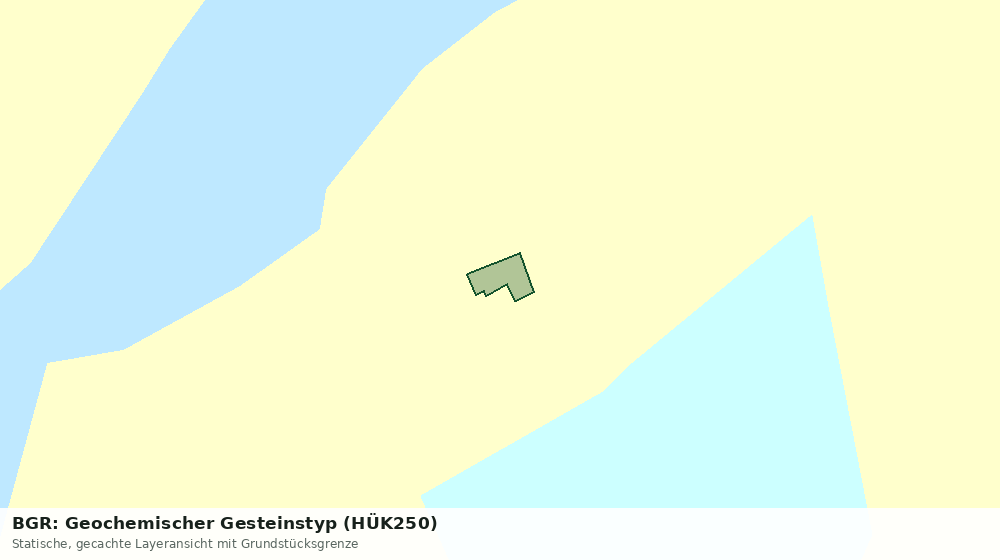 Statische Kartenansicht: BGR: Geochemischer Gesteinstyp (HÜK250)