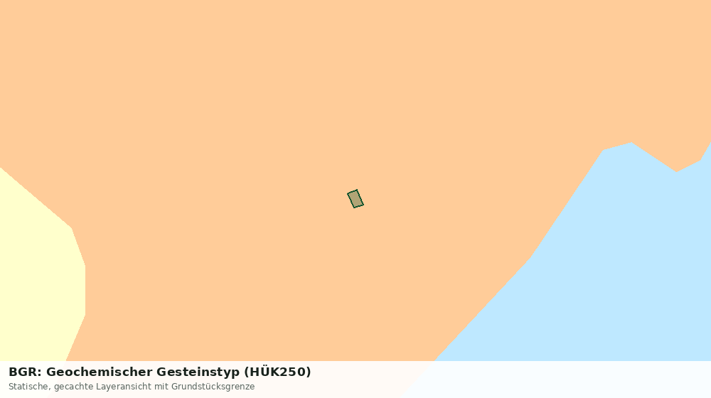 Statische Kartenansicht: BGR: Geochemischer Gesteinstyp (HÜK250)
