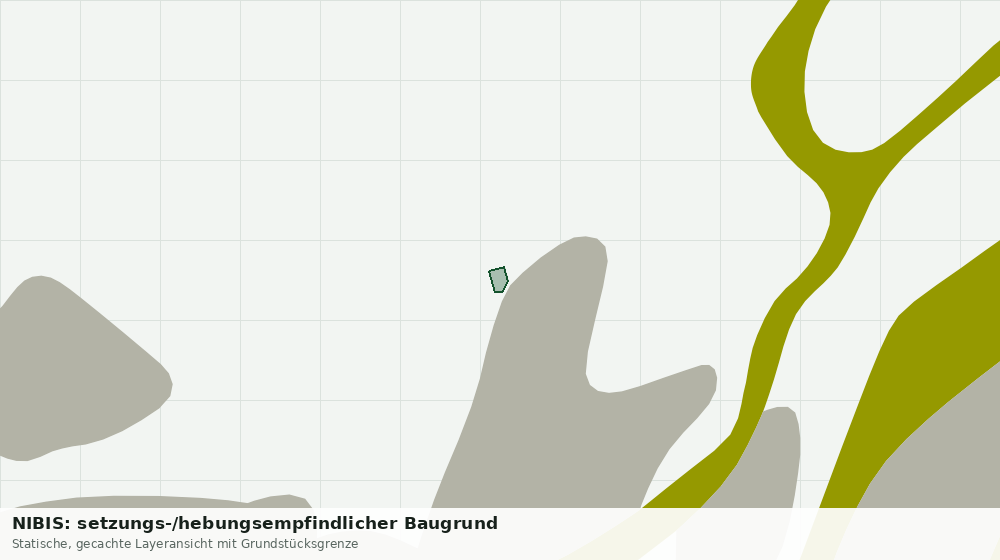 Statische Kartenansicht: NIBIS: setzungs-/hebungsempfindlicher Baugrund