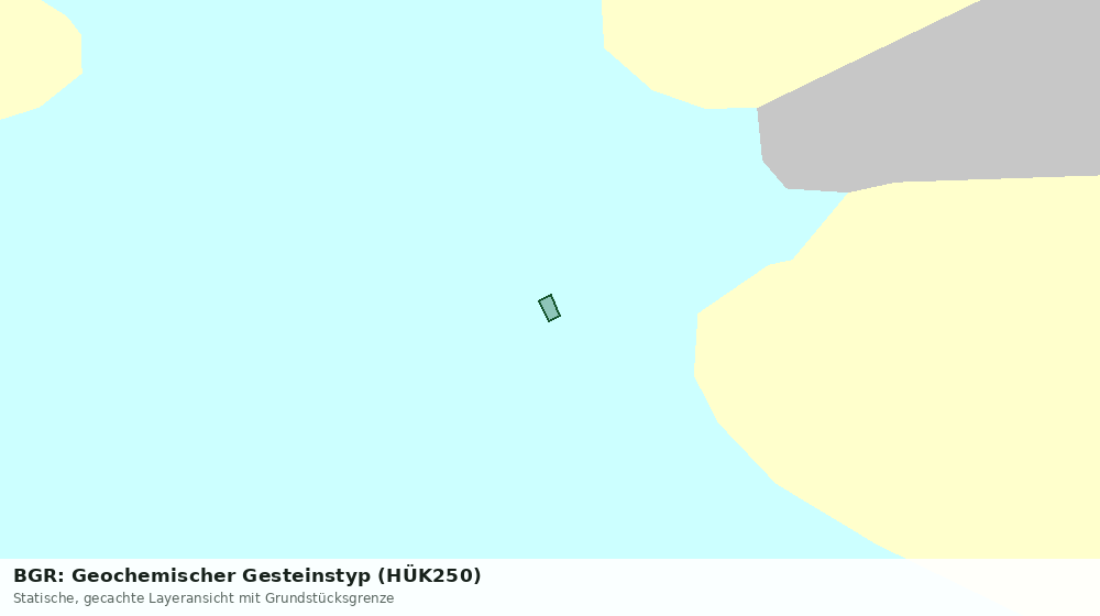 Statische Kartenansicht: BGR: Geochemischer Gesteinstyp (HÜK250)
