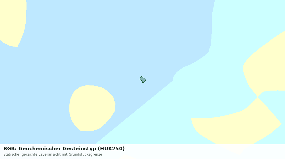 Statische Kartenansicht: BGR: Geochemischer Gesteinstyp (HÜK250)