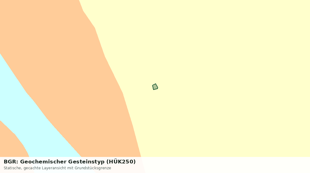 Statische Kartenansicht: BGR: Geochemischer Gesteinstyp (HÜK250)