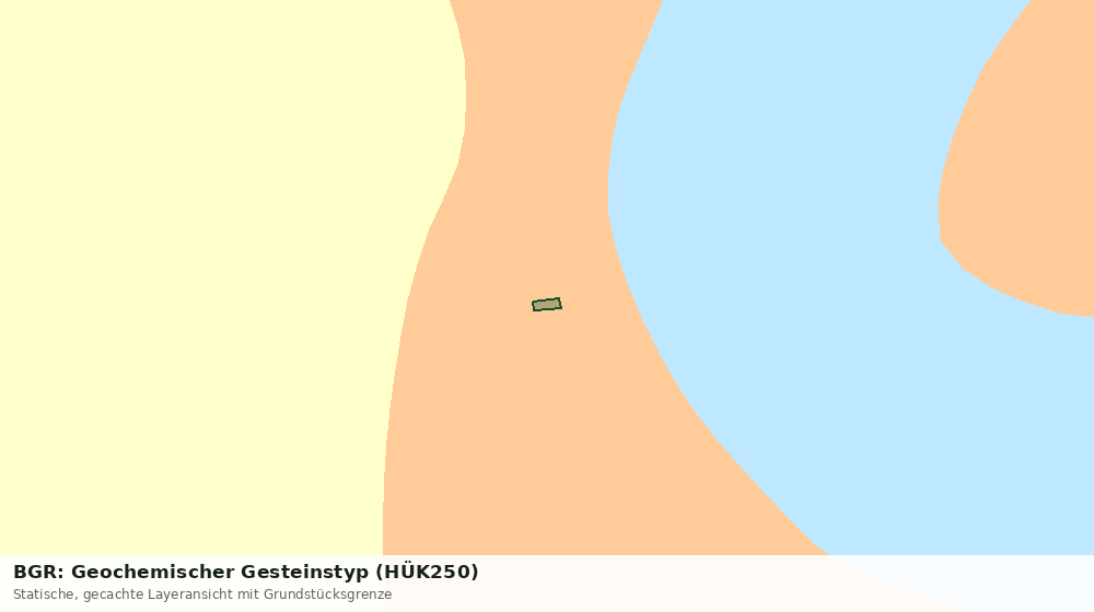 Statische Kartenansicht: BGR: Geochemischer Gesteinstyp (HÜK250)
