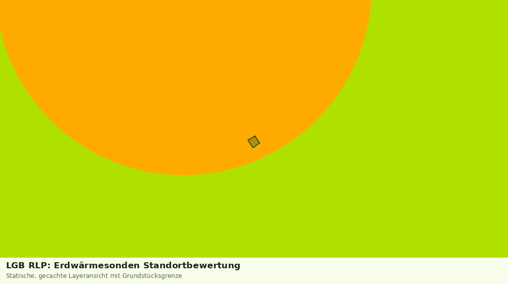 Statische Kartenansicht: LGB RLP: Erdwärmesonden Standortbewertung