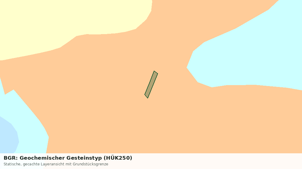 Statische Kartenansicht: BGR: Geochemischer Gesteinstyp (HÜK250)