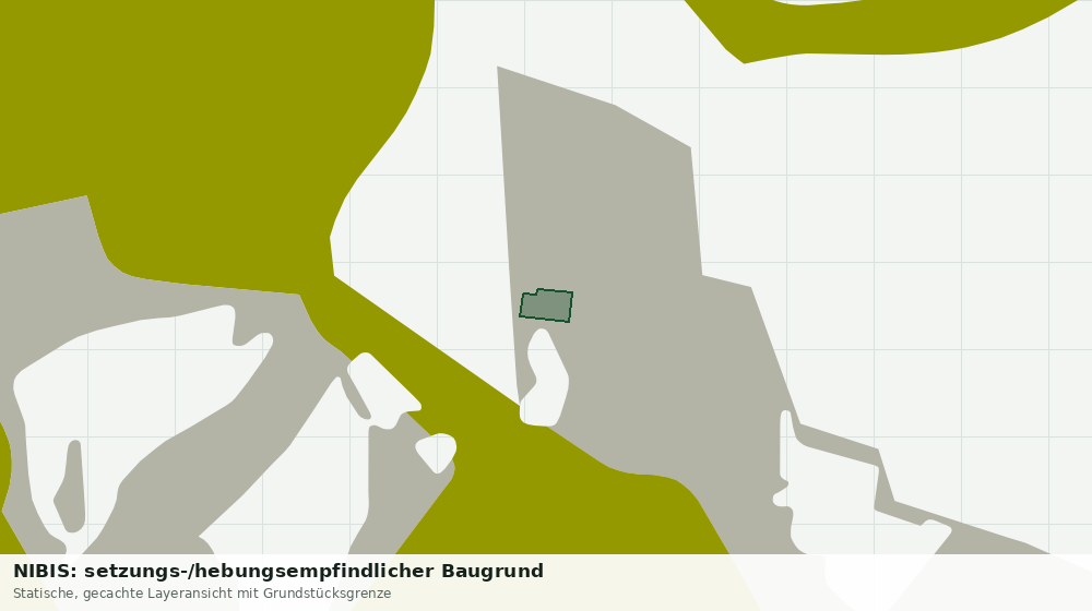 Statische Kartenansicht: NIBIS: setzungs-/hebungsempfindlicher Baugrund
